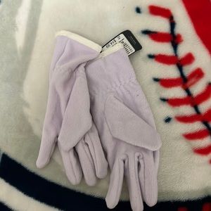 IZOD Polyester Gloves purple